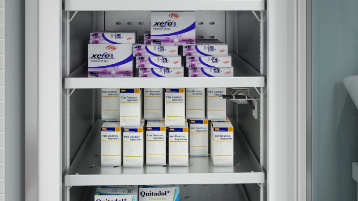 Caixas térmicas de medicamentos termolábeis preparadas para embarque internacional
